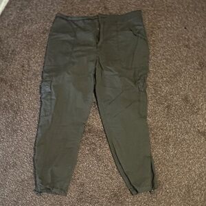 Women's Social standard Olive Green Utility Cargo Pants size XXL
